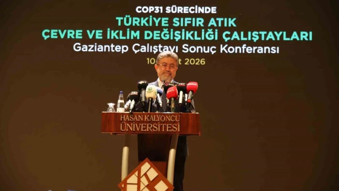 Tarım ve Orman Bakanı Yumaklı, Gaziantep'te "Sıfır Atık &Ccedil;alıştayı Sonu&ccedil; Konferansı"na katıldı: