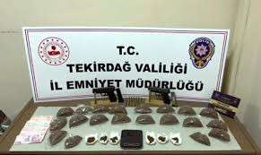 Tekirdağ'da uyuşturucu operasyonunda 2 ş&uuml;pheli tutuklandı