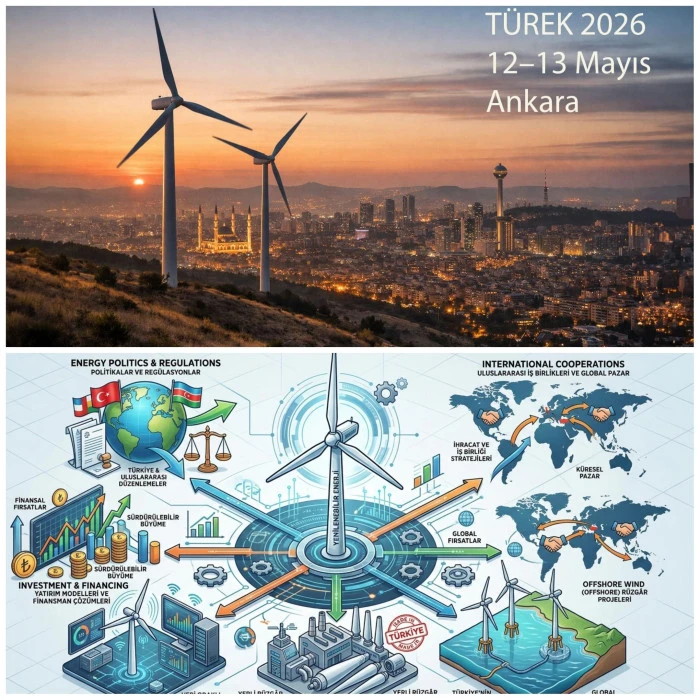 T&uuml;rkiye R&uuml;zgar Enerjisi Kongresi 12-13 Mayıs'ta Ankara'da yapılacak