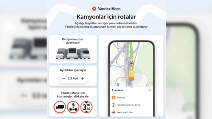 Yandex Maps ve Navi'den yapay zeka destekli kişiselleştirilmiş rota &ouml;zelliği